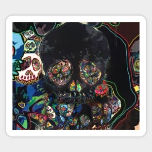 Diamond skulls Sticker